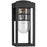 Kichler Hone 1 Light Outdoor Wall Light, Small, Textured Black/Clear