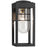 Kichler Hone 1 Light Outdoor Wall Light, Small, Textured Black/Clear