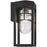 Kichler Hone 1 Light Outdoor Wall Light, Small, Textured Black/Clear