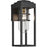 Kichler Hone 1 Light Outdoor Wall Light, Medium, Textured Black/Clear