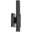 Kichler Nocar 1 Light Outdoor Wall Light, Small, Black/Acrylic Etched