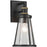 Kichler Talman 1 Light Outdoor Wall Light, Small, Black/Clear