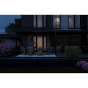 Kichler Talman 18in 1-Light Outdoor Wall Light | Industrial Textured Black and Clear Glass | Covered Patio & Entryway | Model 59147BKT