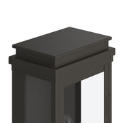 Kichler Lundon 17.5in 3-Light Outdoor Wall Sconce | Traditional Olde Bronze and Clear Glass | Porch & Entryway | 6.5 x 17.5 in | Model 59163OZ