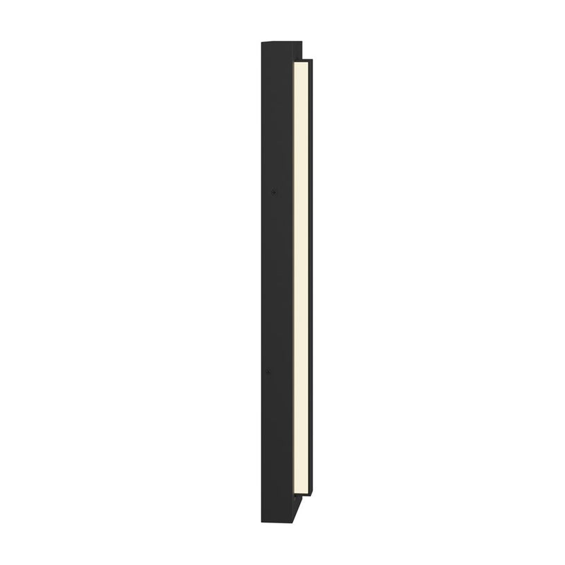 Kichler Arik 26.5in 1-Light LED Wall Light | Modern Black Aluminum | Entryway & Patio | 5.5 x 26.5 x 2.75 in | Model 59170BKLED