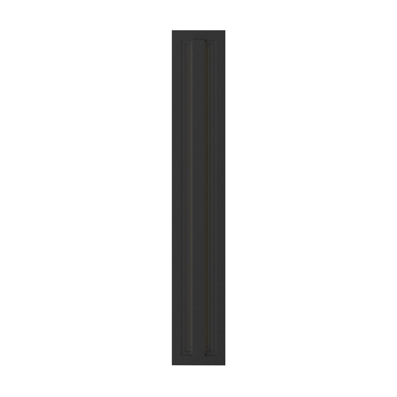 Kichler Arik 34in 1-Light LED Wall Light | Modern Black Aluminum | Porch & Patio Entryway | 900 Lumens 3000K | Model 59171BKLED