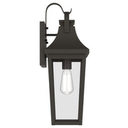Kichler Cleary 20in 1-Light Outdoor Wall Light | Traditional Olde Bronze Aluminum and Clear Glass | Entryway & Pathway | 7 x 20 x 8 in | Model 59194OZ