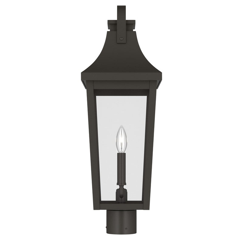 Kichler Cleary 25.25in 2-Light Outdoor Post Light | Traditional Olde Bronze and Clear Glass | Entryway & Pathway | Model 59197OZ
