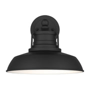 Kichler Fielding 12in 1-Light Outdoor Wall Light | Industrial Textured Black Metal | Entryway & Porch | 12 x 10 x 12.5 in | Model 59205BKT