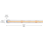 Kichler 6T Series COB 192in Wet Tape Light | White Plastic | Outdoor & Indoor Accent | 230 lm/ft, 2700K, Dimmable | Model 6COB316H27WH