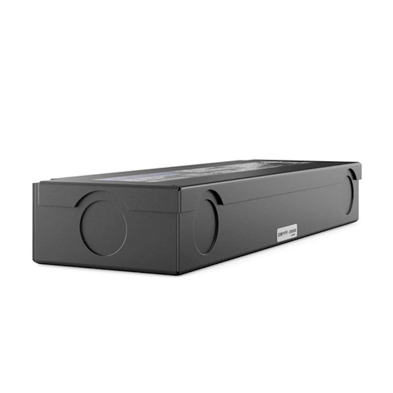 Kichler 24V LED Power Supply 096 | Black Textured Steel | Indoor Damp Location | 8.7 x 2.8 x 1.4 in | Model 6TD24V096BKTV2