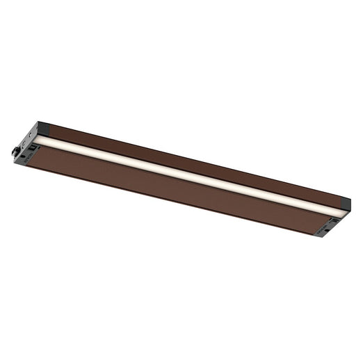 Kichler 6U Series LED 22in Under Cabinet Light | Bronze Textured Aluminum | Kitchen & Workspace Task Light | 735 Lumens | Model 6UCSK22BZT