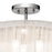 Kichler Imbuia 3 Light 16" Semi Flush Mount, Chrome