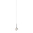 Kichler Rockne 1 Light led Mini Pendant, Chrome/Clear Optical Crystal - 83491