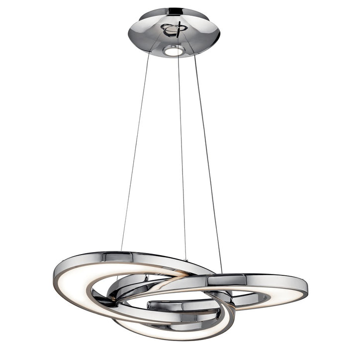 Kichler Destiny 3 Light 28" Chandelier, Chrome - 83619