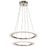Kichler Hyvo 1 Light 2 Ring Pendant, Brushed Nickel - 83670