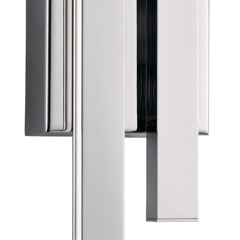 Kichler Idril 22in 2-Light LED Wall Sconce | Contemporary Brushed Nickel | Hallway & Living Room | 4.75 x 2.76 x 22.25 in | Model 83703