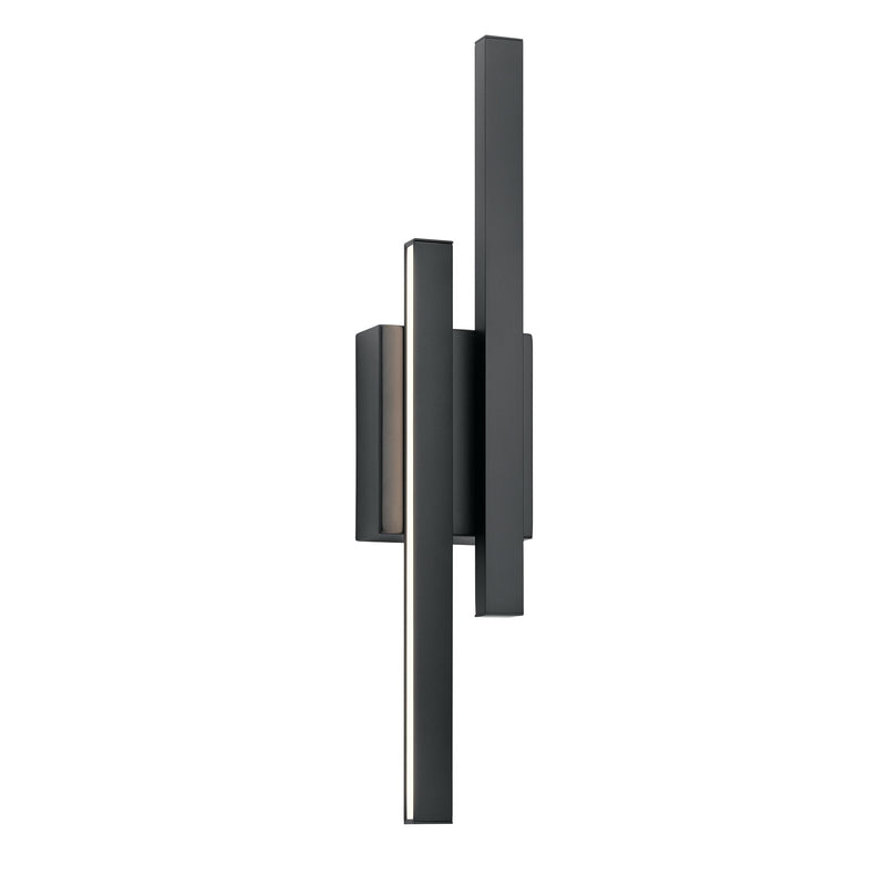 Kichler Idril 2 Light Wall Sconce, LED, Matte Black