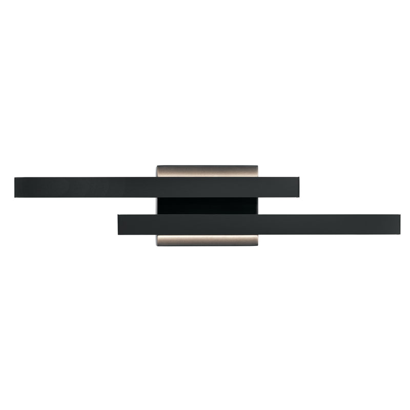 Kichler Idril 2 Light Wall Sconce, LED, Matte Black