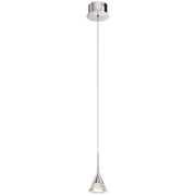 Kichler Kabru 1 Light LED Mini Pendant, Chrome - 83721