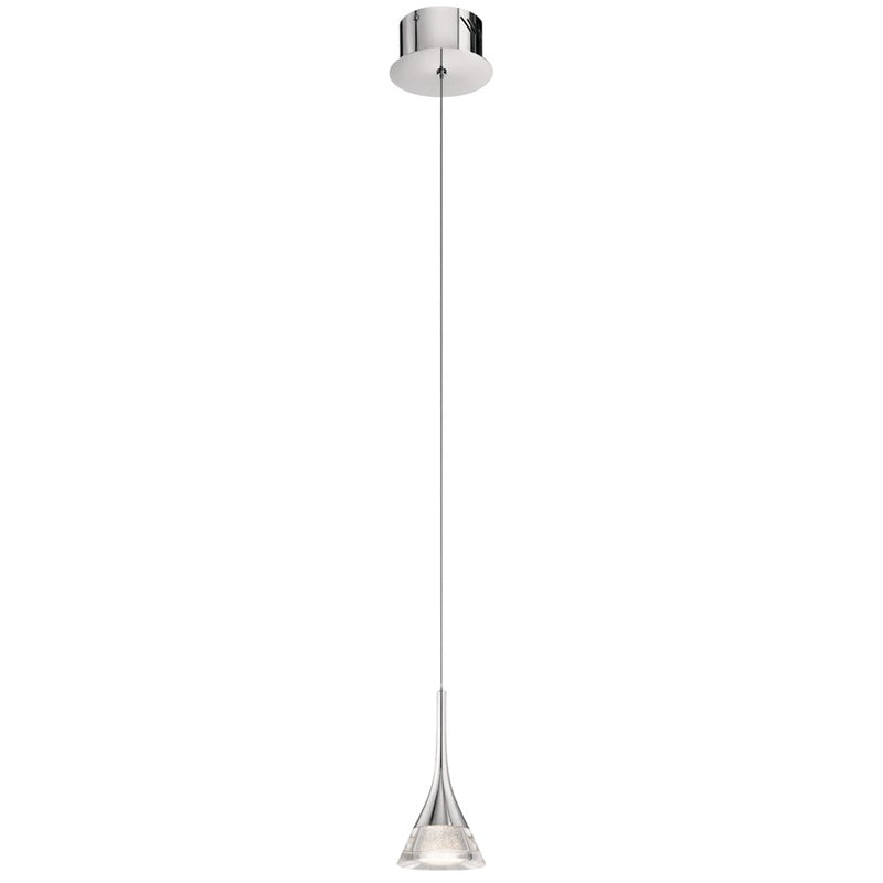 Kichler Kabru 1 Light LED Mini Pendant, Chrome - 83721