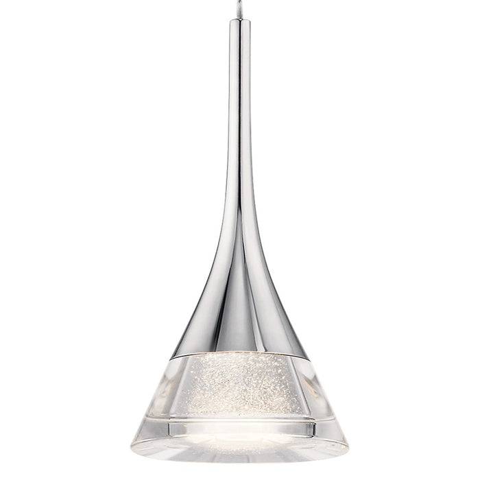 Kichler Kabru 1 Light LED Mini Pendant, Chrome