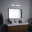 Kichler Rowan 1 Light 25" Linear Bath Light, Chrome/Clear Satin Etched