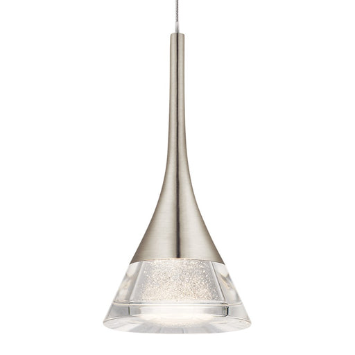 Kichler Kabru 1 Light LED Mini Pendant, Brushed Nickel