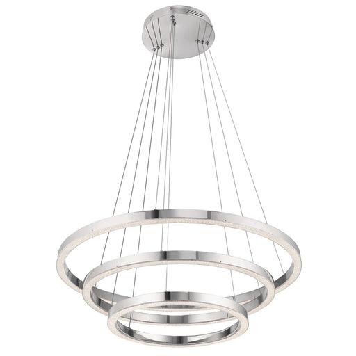 Kichler Opus 3 Light Chandelier Multi Tier, Chrome - 83863