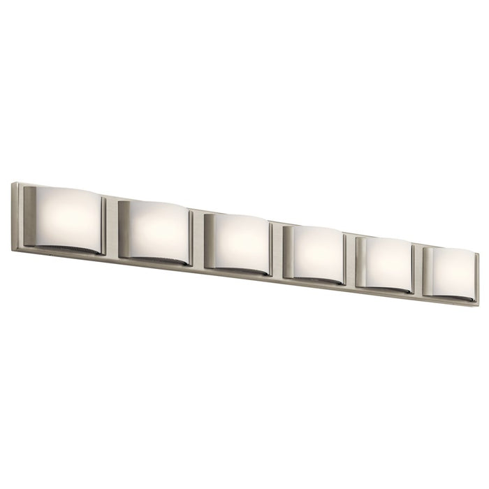 Kichler Bretto 6Lt 45" Wall Mt Bath 5 Arm Or More, Nickel/Satin Etched - 83887