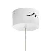 Kichler Jeno 9in LED Pendant | Contemporary White Steel and Acrylic Diffuser | Kitchen Island & Dining Room | 9 x 3.5 in | Model 83962WH