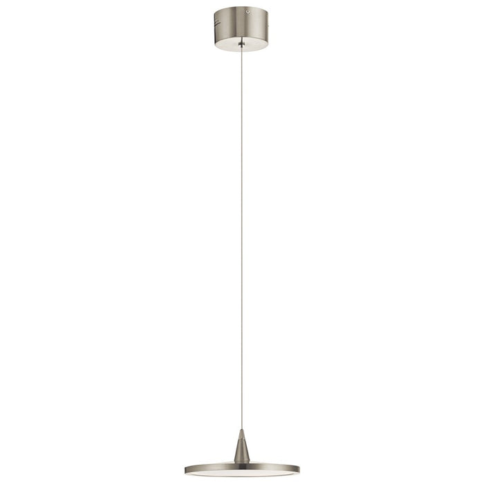 Kichler Jeno 1 Light Mini Pendant, Brushed Nickel - 83963
