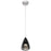 Kichler Zin 1 Light Teardrop Mini Pendant, Chrome/Smoked - 84019