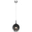 Kichler Zin 1 Light LED Mini Pendant, Chrome/Smoked - 84021