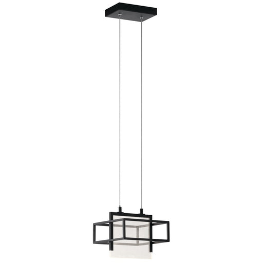 Kichler Vega 1 Light LED Mini Pendant, Matte Black - 84052