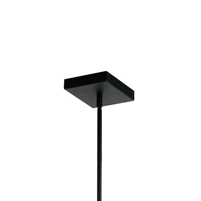 Kichler Axis 5 Light LED Pendant, Matte Black