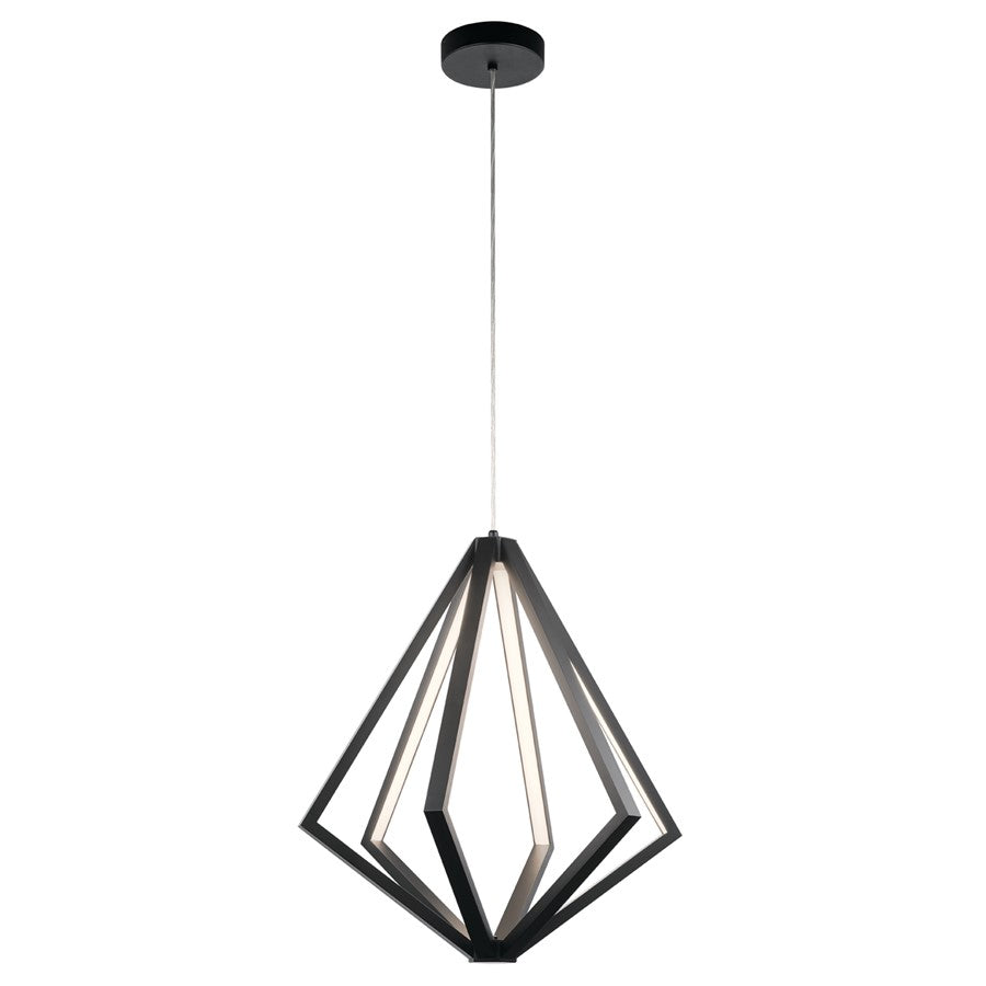 Kichler Everest Chandelier, LED, Matte Black