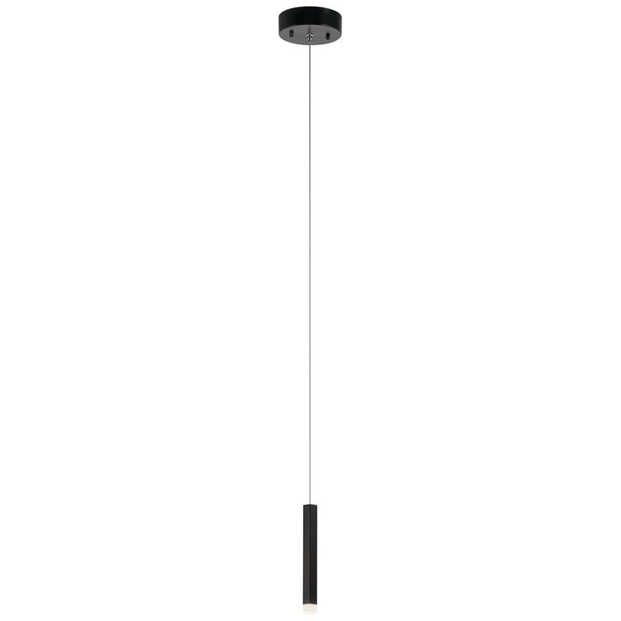 Kichler Soho 1 Light LED Mini Pendant, Black - 84109