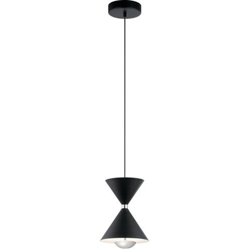 Kichler Kordan 2 Light 11" Mini Pendant, Matte Black - 84112