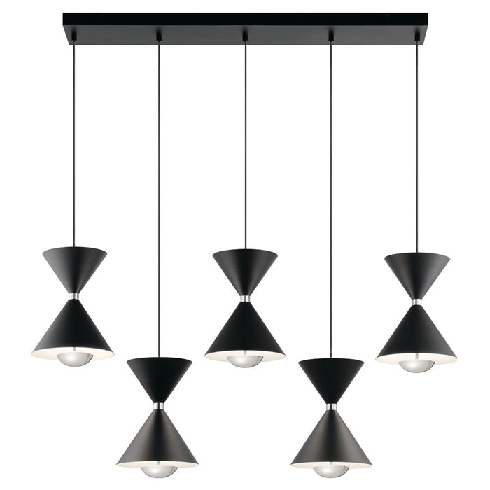Kichler Kordan 10 Light Pendant, Matte Black