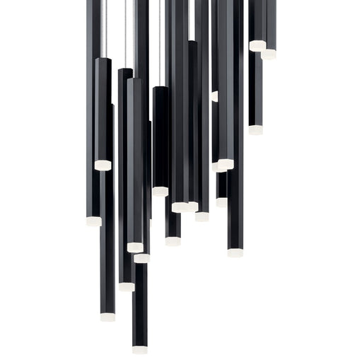 Kichler Soho 24 Light Cluster Pendant, Black
