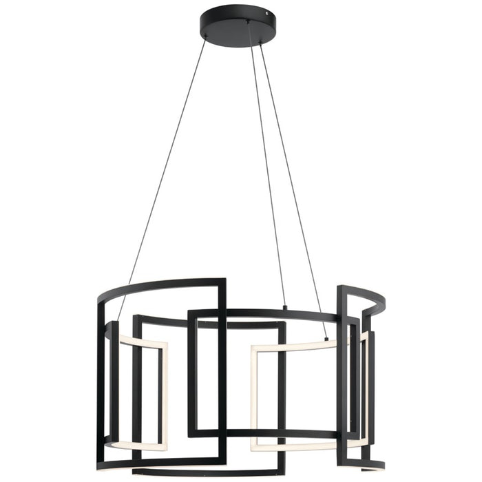 Kichler Melko 9 Light 32" Pendant, Black - 84134