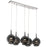 Kichler Zin 5 Light Pendant, Chrome/Smoked - 84154