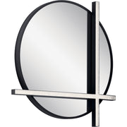 Kichler Kemena LED Lighted Mirror, Matte Black/Mirror - 84163