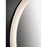 Kichler Ryame Round Lighted Mirror, Matte Black/Mirror