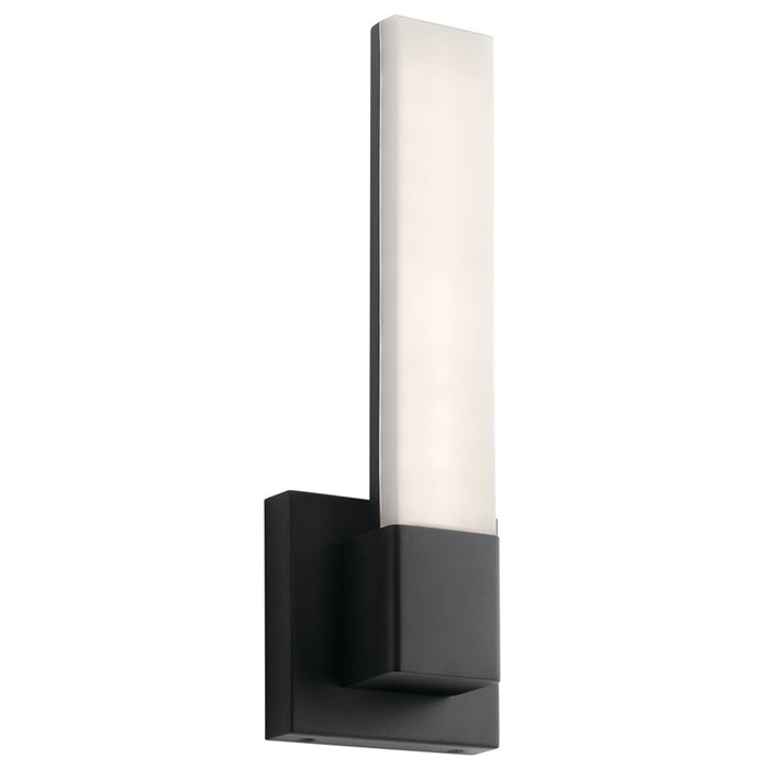 Kichler Neltev 2 Light 15" LED Wall Sconce, Matte Black - 84186