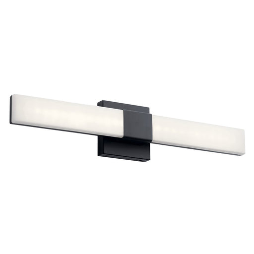 Kichler Neltev 1 Light 24" LED Linear Bath Medium, Matte Black - 84187