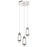 Kichler Ayse 1Lt Cluster Pendant, Matte Black/Clear Bubble Crystal - 84189