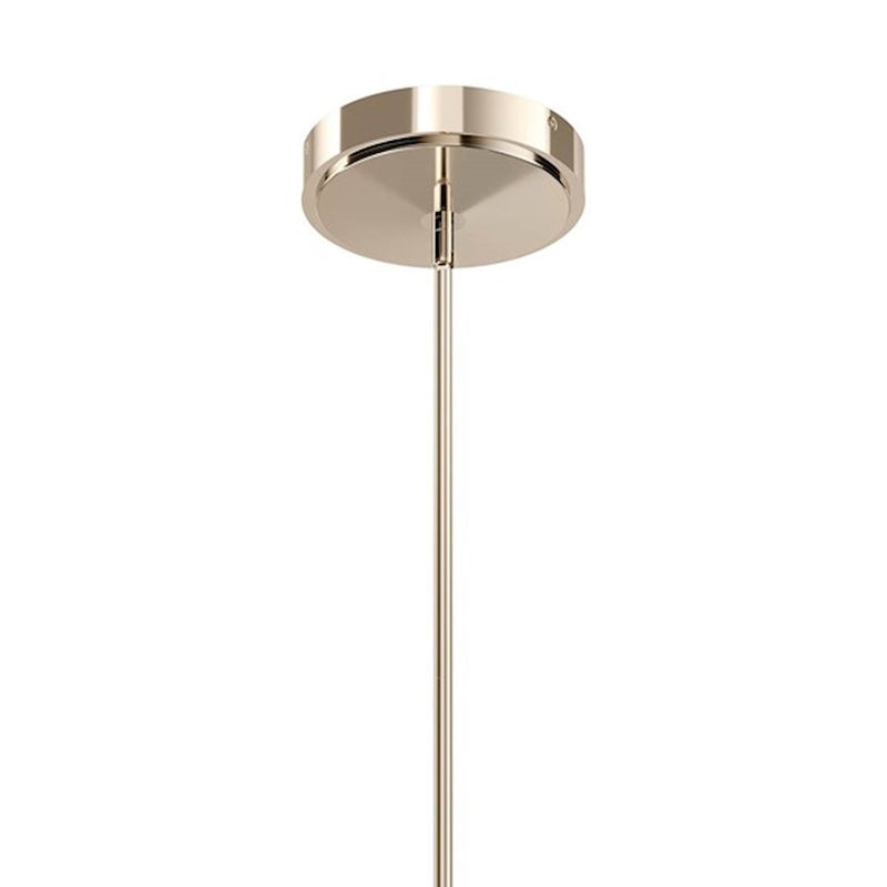 Kichler Priam 6-Light LED Chandelier | White Steel | Dining Room & Living Room | 2200 Lumens, 3000K, Dimmable | Model 84313WH