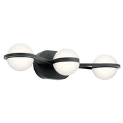 Kichler Brettin 3 Light Bath, LED, Matte Black